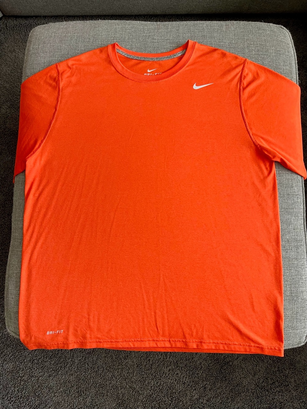 Nike Bright Orange Short Sleeve Dri-FIT Tee